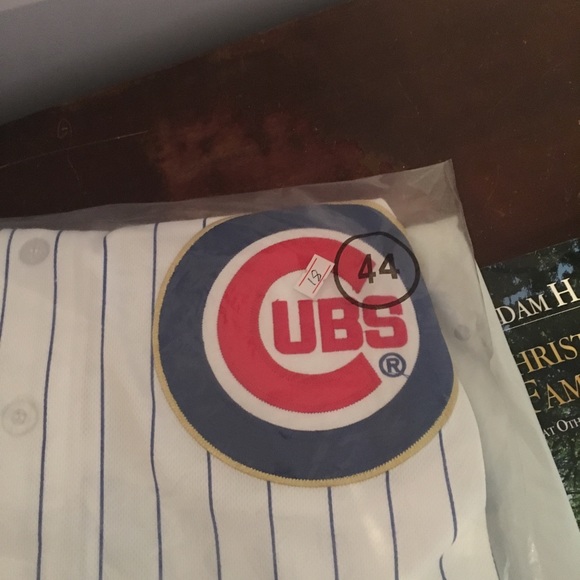 Sold! Chicago Cubs Zobrist Striped Jersey Men’s XL - Picture 2 of 2